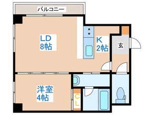 ノースファイン手稲の物件間取画像